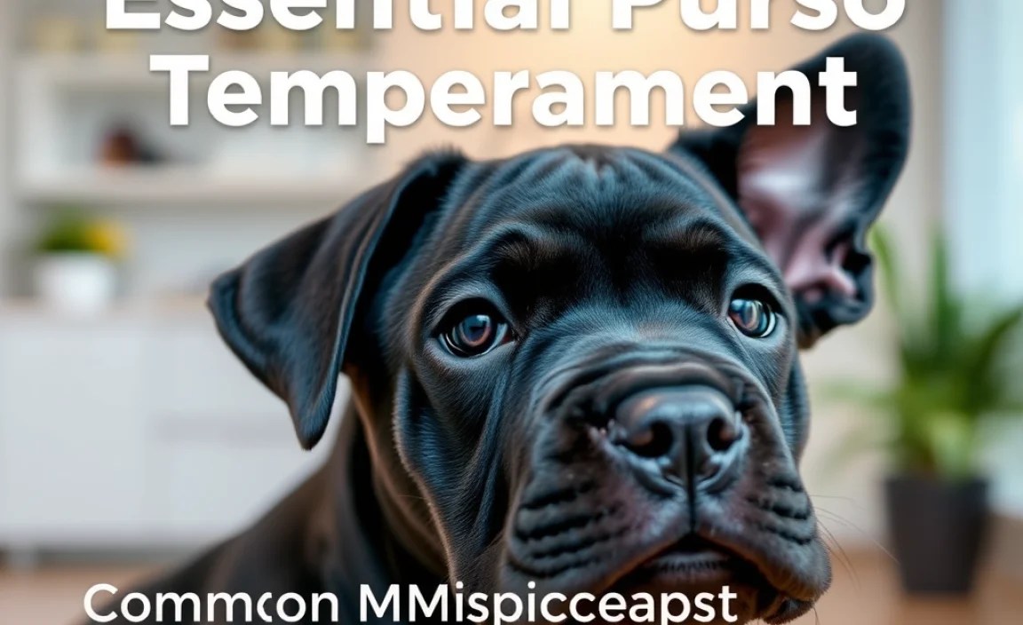 Common Misconceptions About Cane Corso Temperament