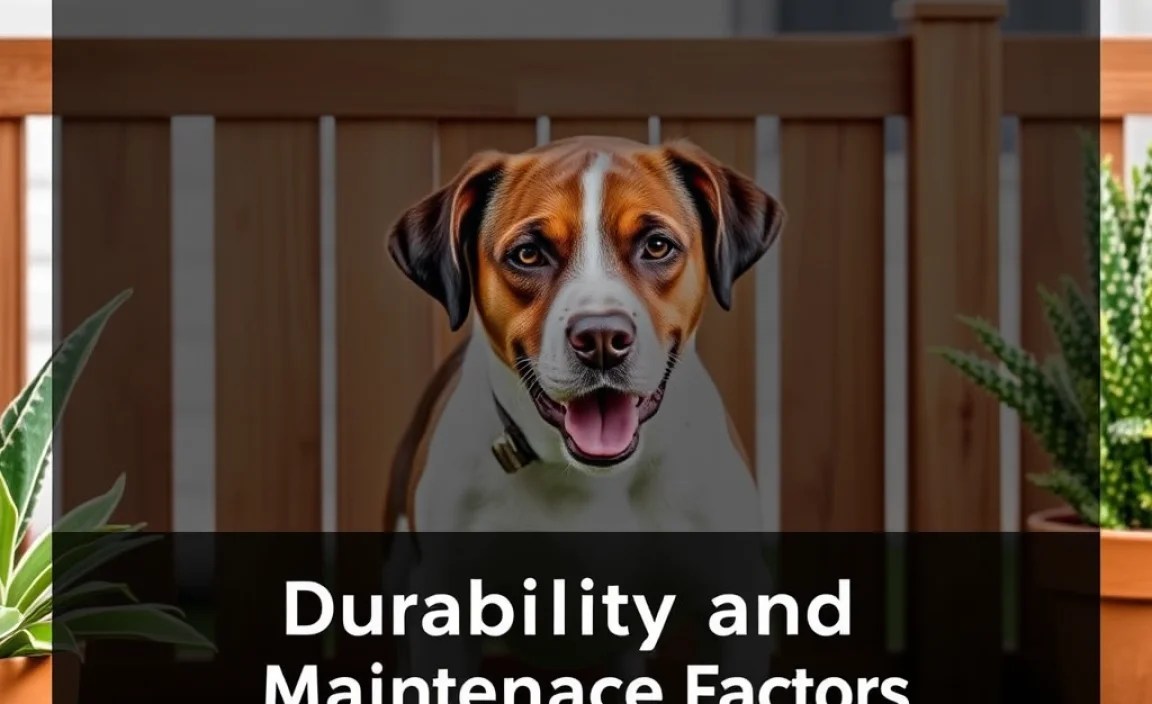 Durability and Maintenance Factors