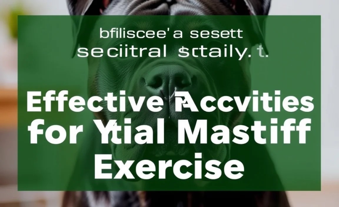 Effective Exercise Activities for Your Cane Corso