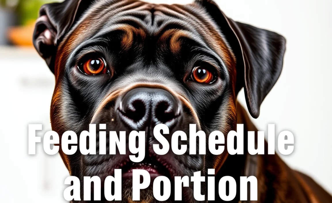 Feeding Schedule and Portion Control