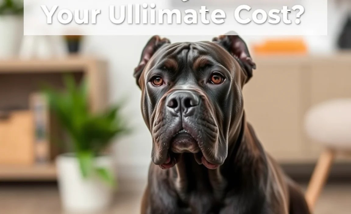 How Much Does a Cane Corso Cost?