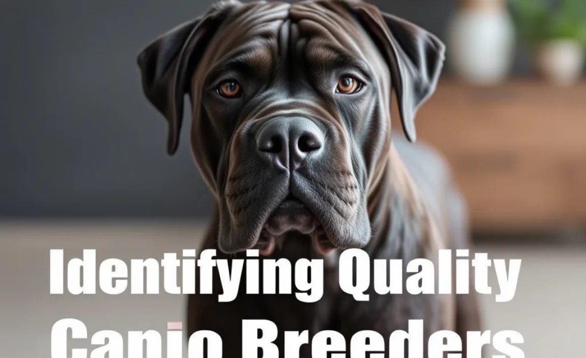 Identifying Quality Cane Corso Breeders