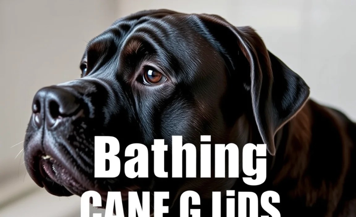 Step-by-Step Guide to Bathing a Cane Corso