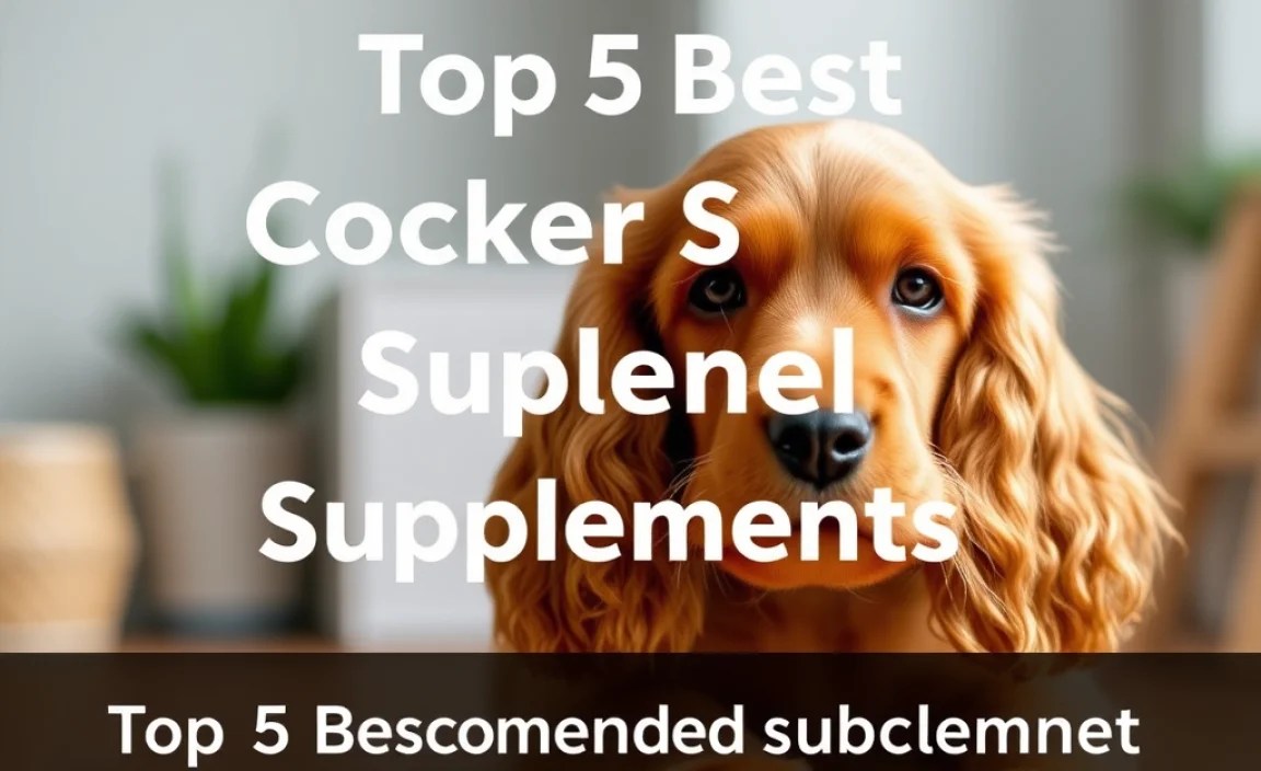 Top Recommended Cocker Spaniel Supplements