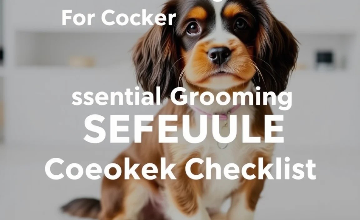 Weekly Grooming Checklist