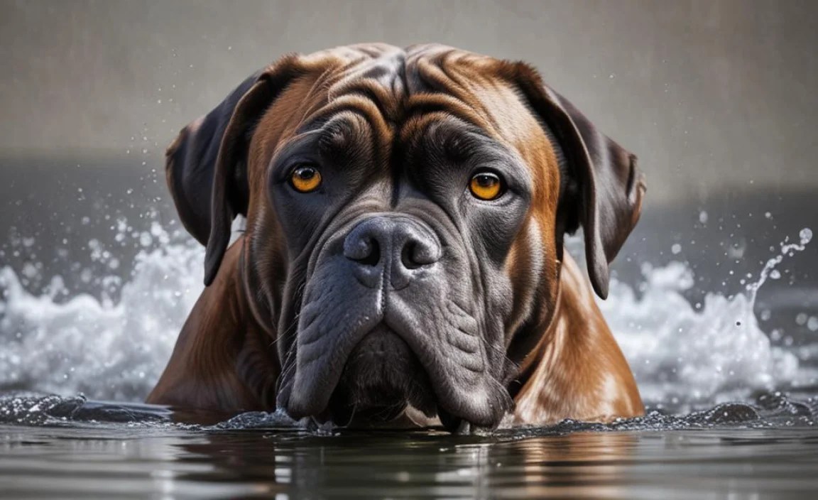 Addressing Aggression in Cane Corso During Baths