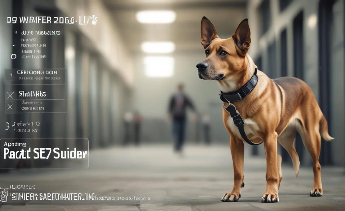 Application Process for Sniffer Dog Training