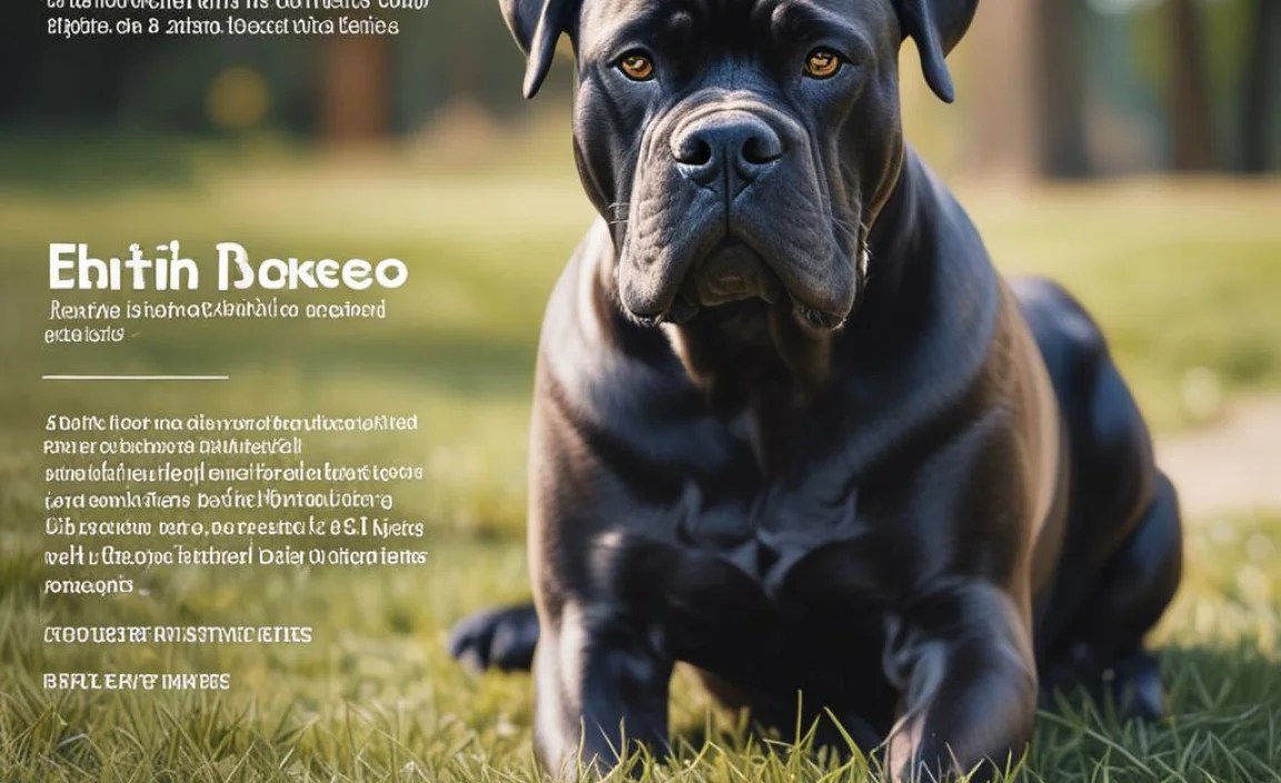 Basic Care Requirements for Cane Corso