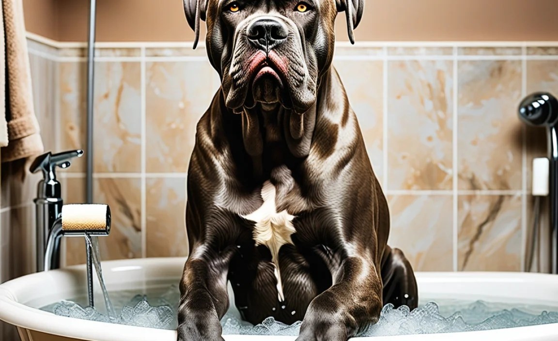 Bathing Essentials for Cane Corsos