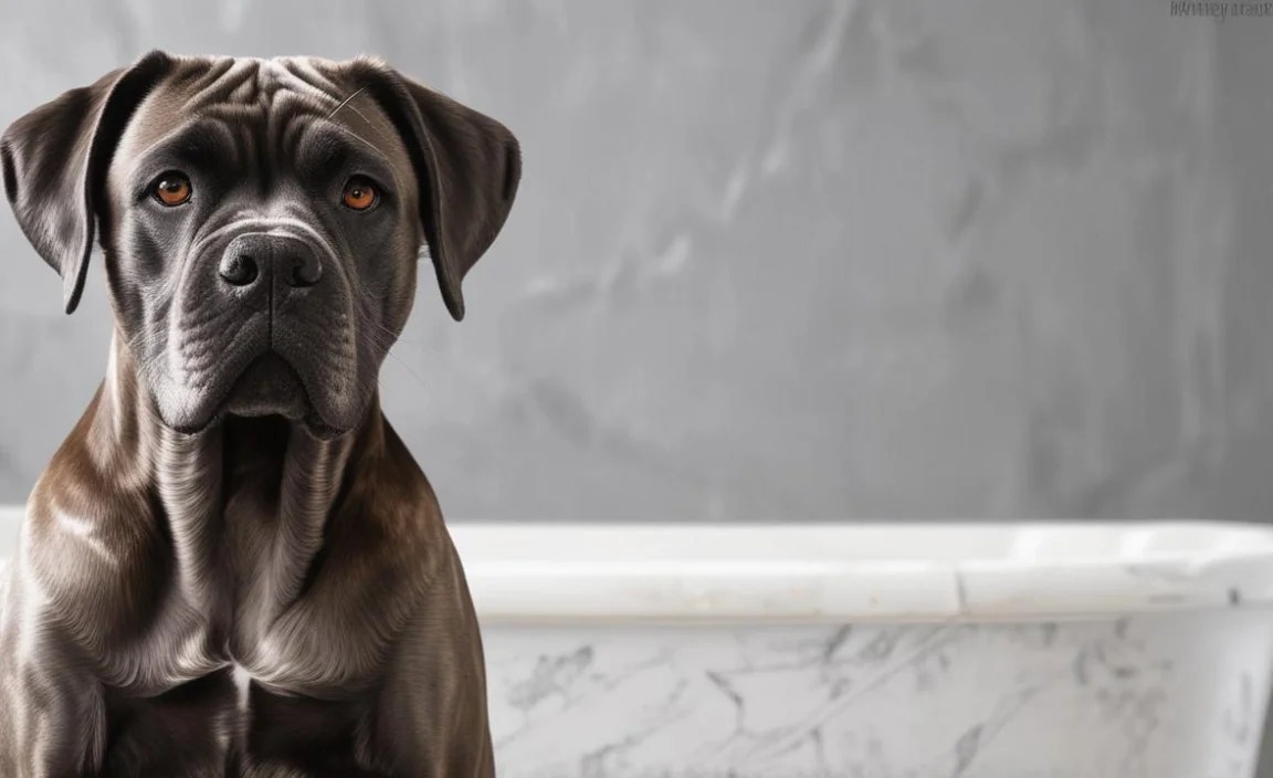 Bathing Requirements for Cane Corso