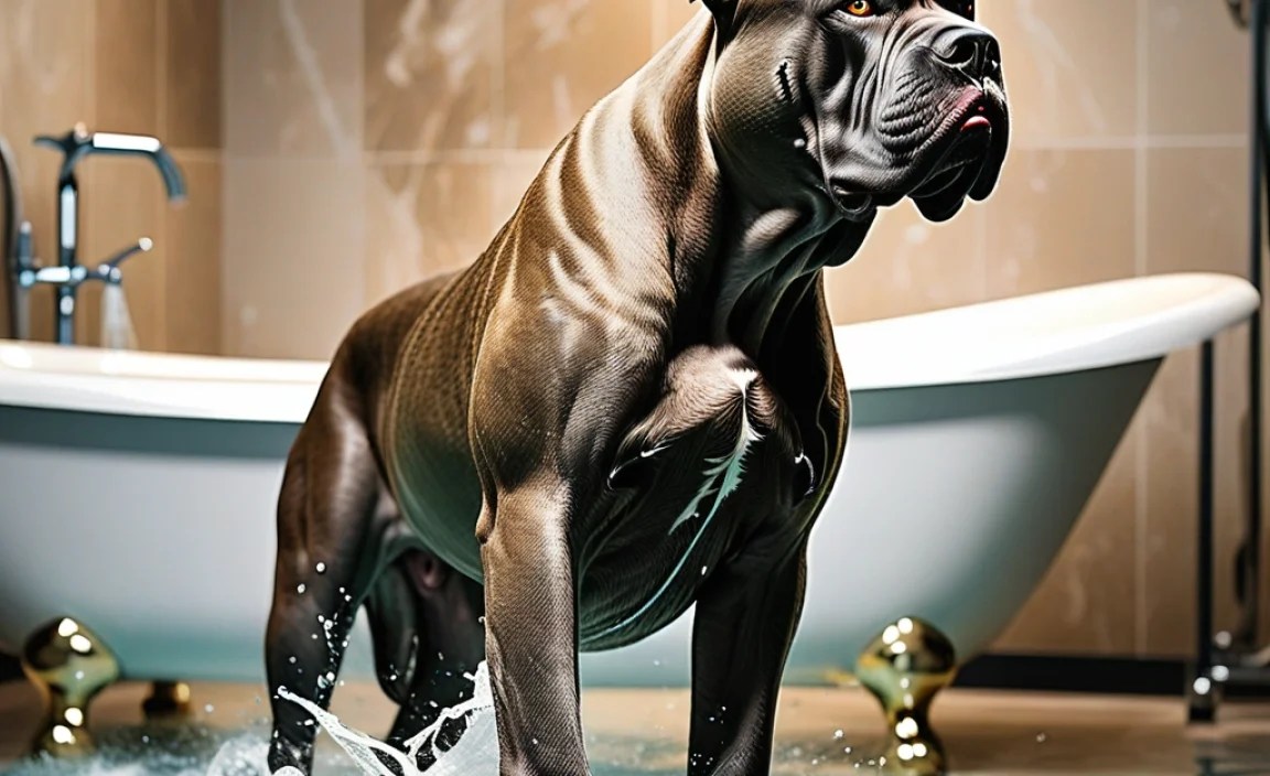 Bathing Techniques for Cane Corso
