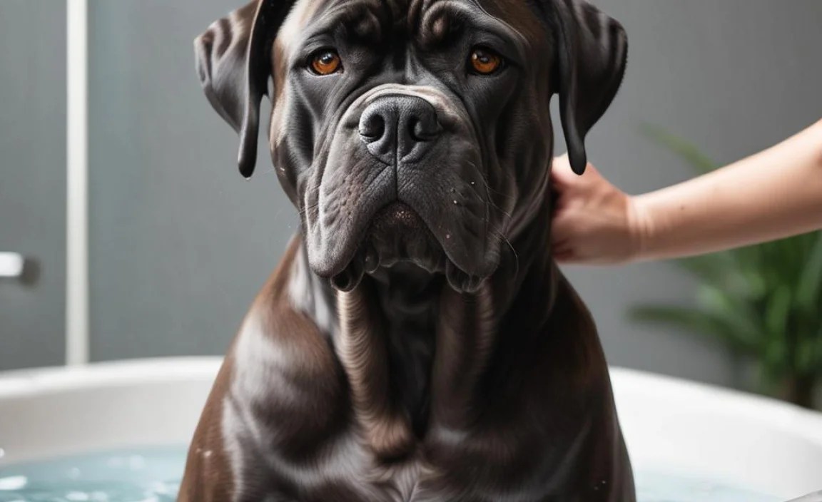 Bathing Your Cane Corso