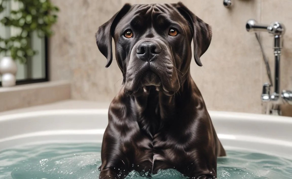 Bathing Your Cane Corso