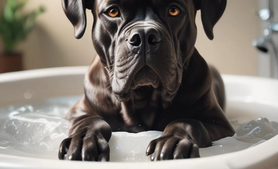 Bathing Your Cane Corso
