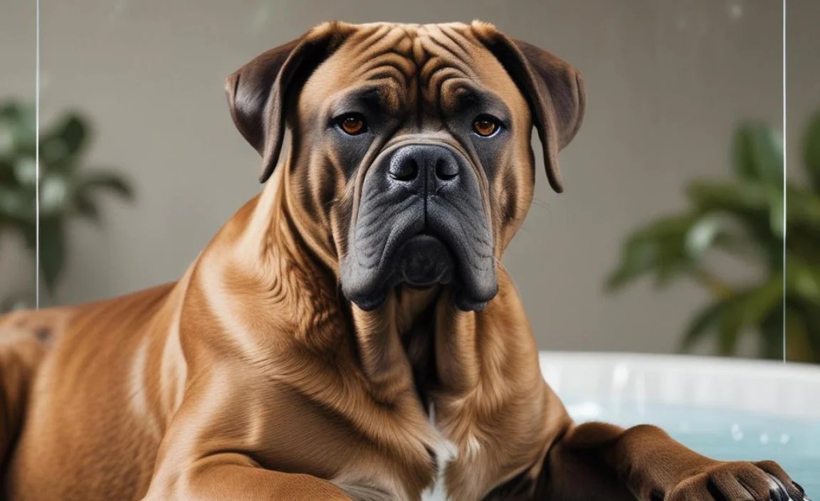 Cane Corso Adoption Bathing