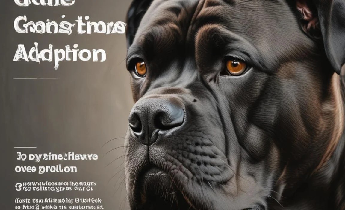 Cane Corso Adoption Process