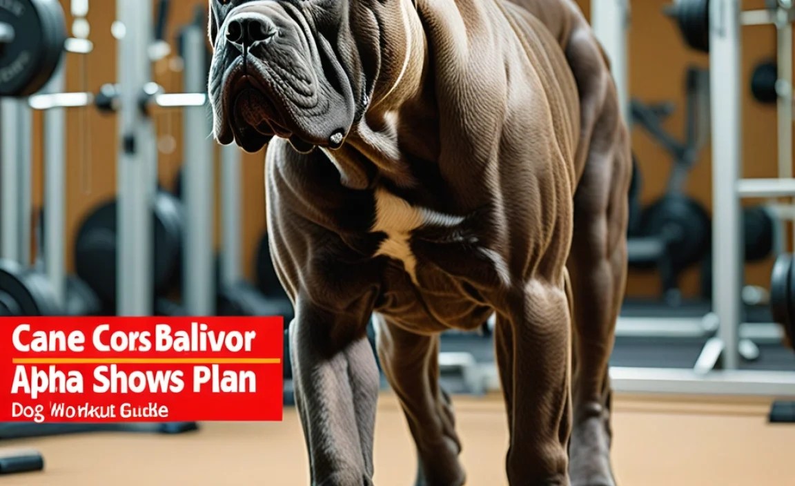 Cane Corso Alpha Behavior: Dog Shows Workout Plan Guide
