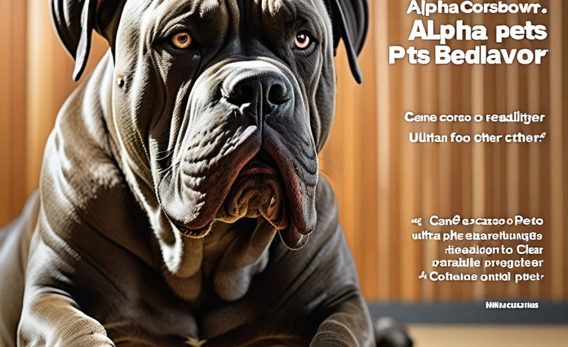 Cane Corso Alpha Behavior With Other Pets Explained