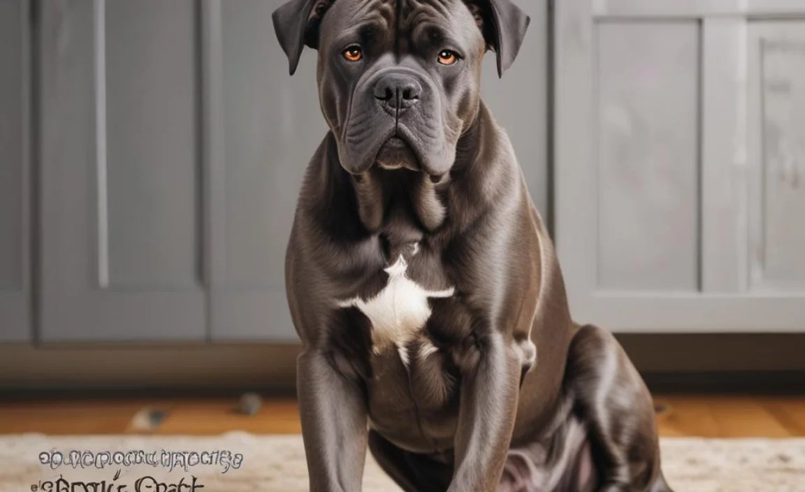 Cane Corso Apartment Guide: Crate Training & Diet Tips