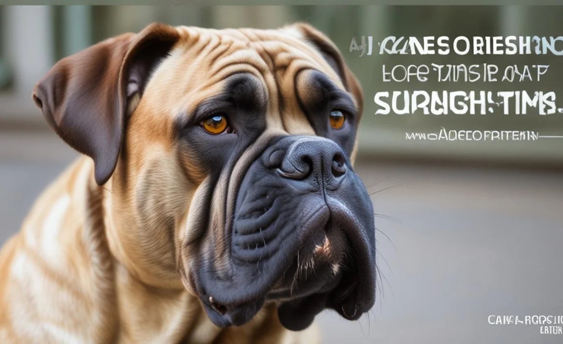 Cane Corso Apartment Tips: Suitable Brushing Guide