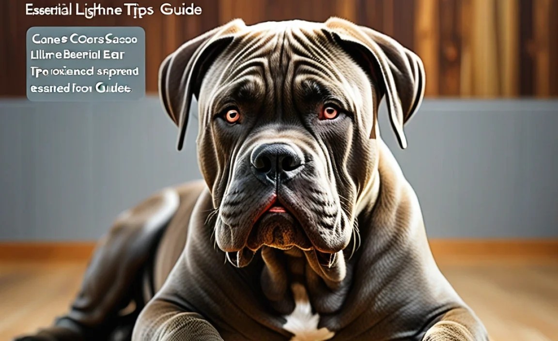 Cane Corso Beginner Tips: Essential Ear Cleaning Guide