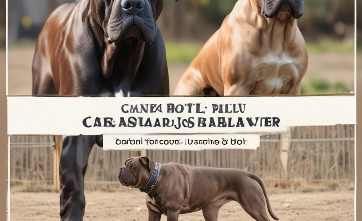 Cane Corso Behavior In Crate Vs. Pitbull: Key Differences