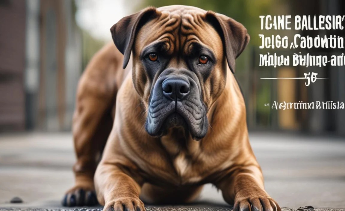 Cane Corso Behavior in Different Environments