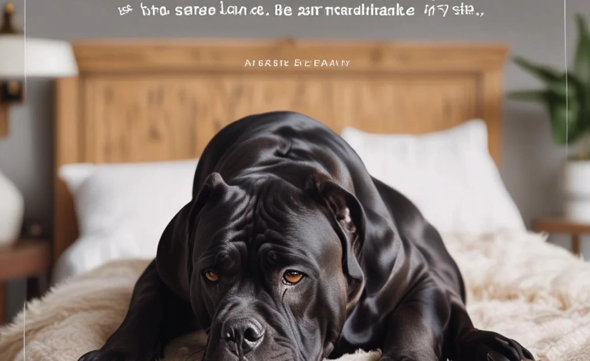 Cane Corso Brushing: Tips For A Cozy Sleeping Bed