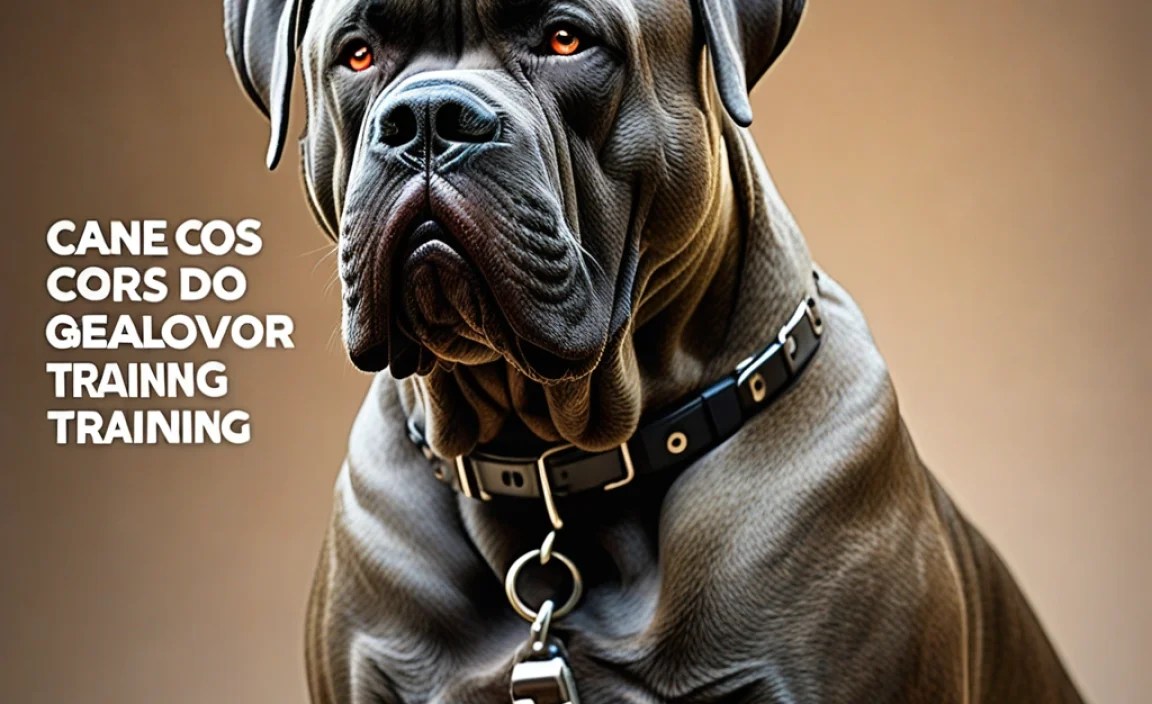 Cane Corso Collar: Behavior Tips For Guard Dog Training