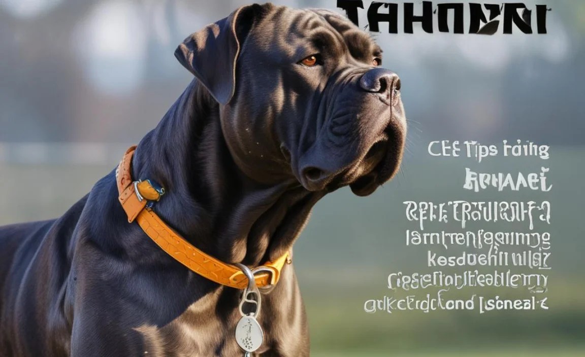Cane Corso Collar Training: Tips For Success!