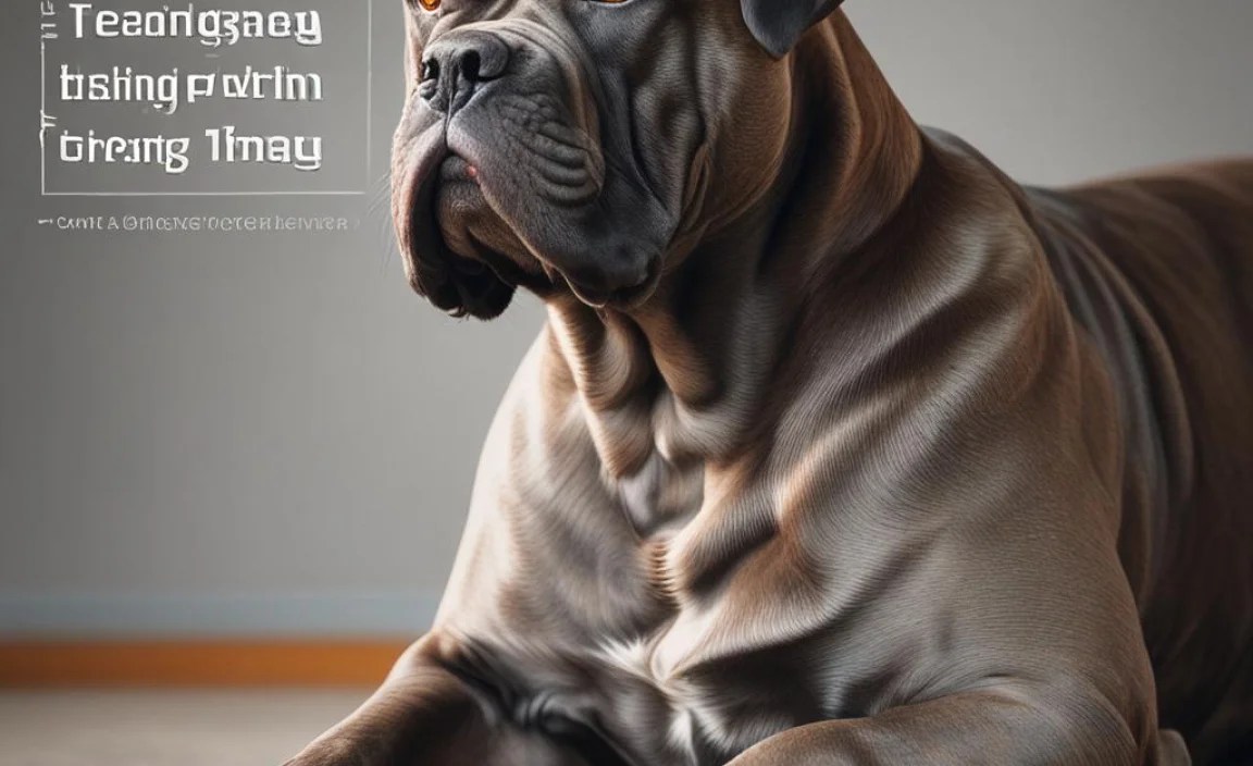 Cane Corso Crate Training Collar