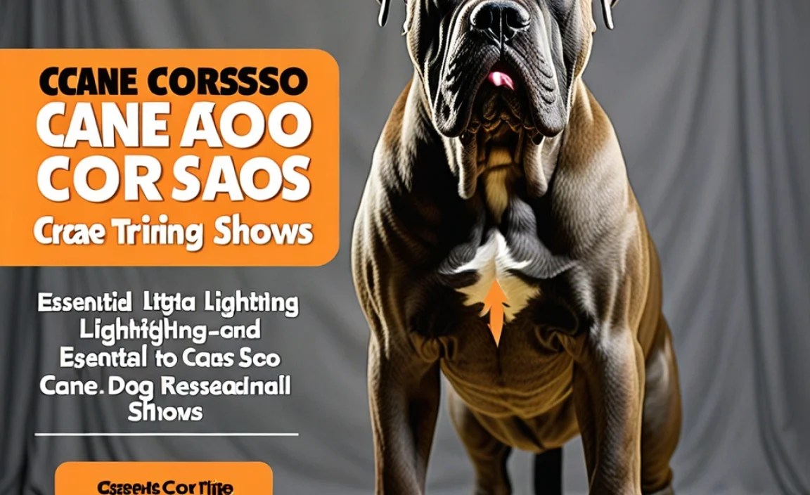 Cane Corso Crate Training For Dog Shows: Essential Tips