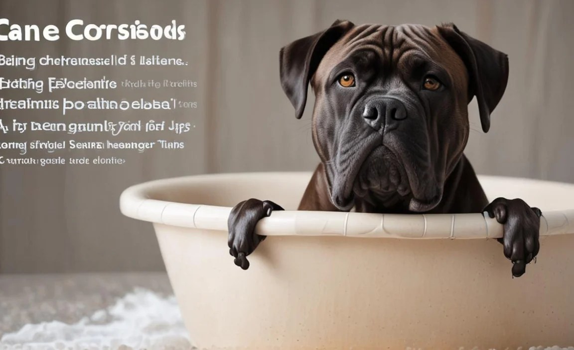 Cane Corso Daily Routine Bathing: Essential Tips