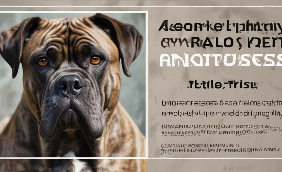 Cane Corso Diet Size: Essential Guide
