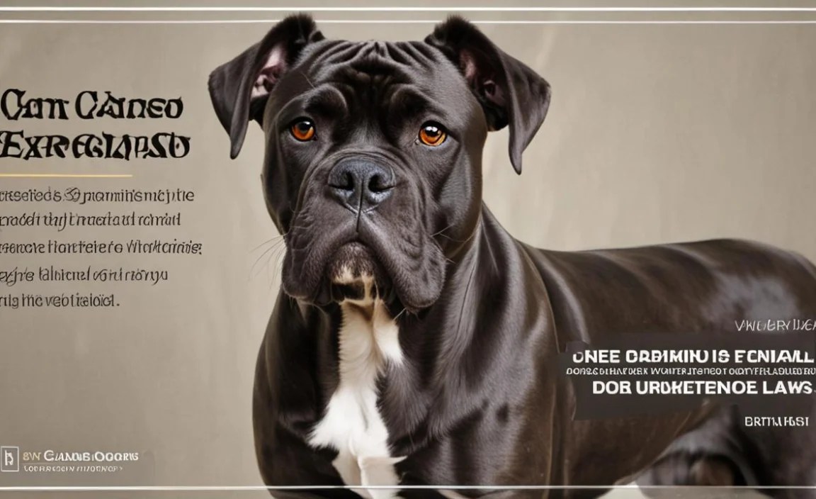 Cane Corso Exercise Laws: Essential Explained