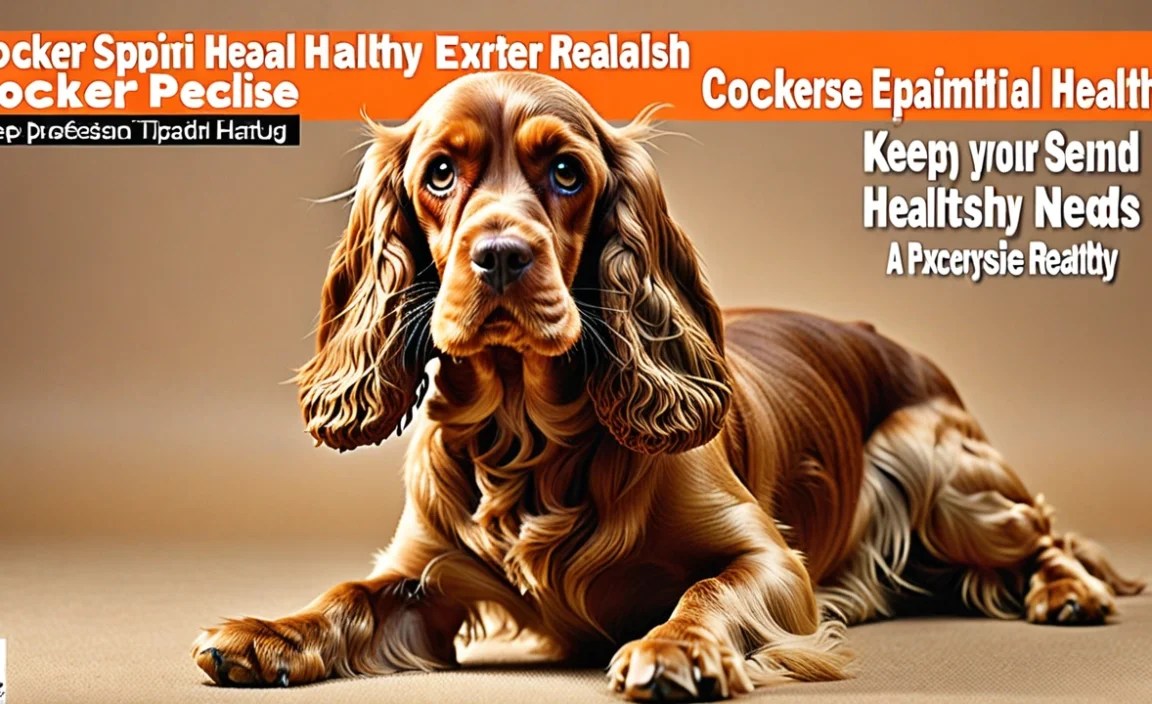 Cocker Spaniel Exercise Needs: Keep Your Pup Healthy!