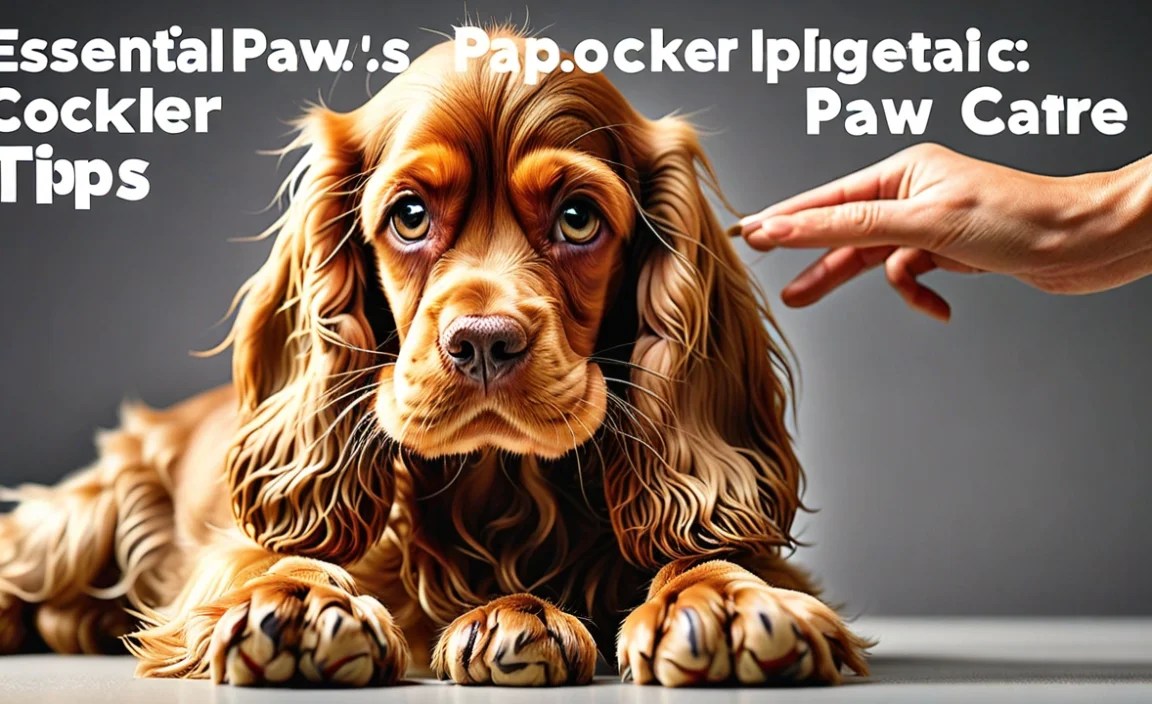 Common Paw Problems in Cocker Spaniels