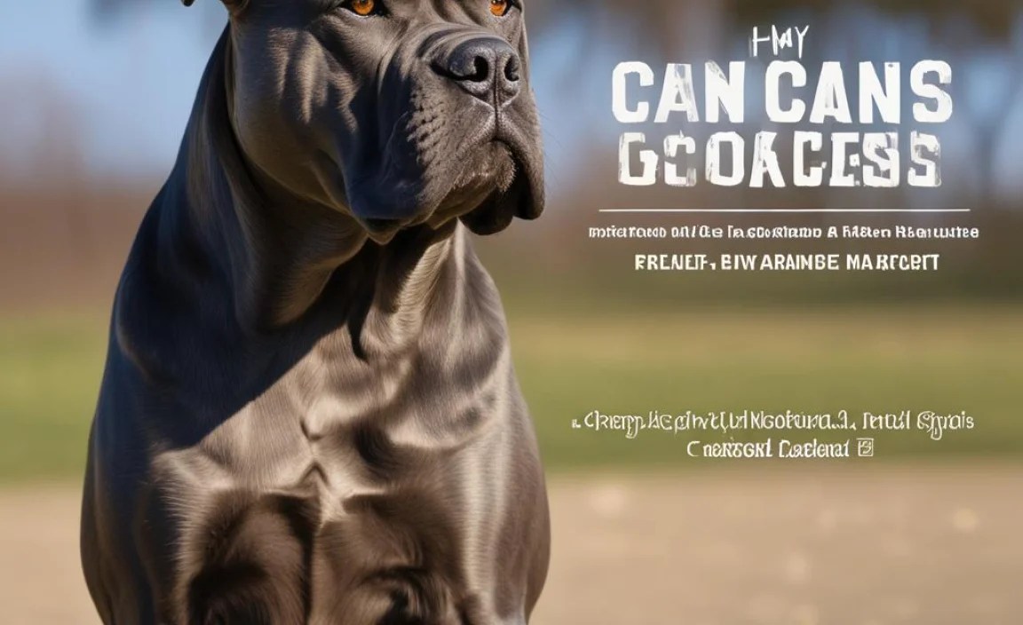 Common Training Challenges with Cane Corsos