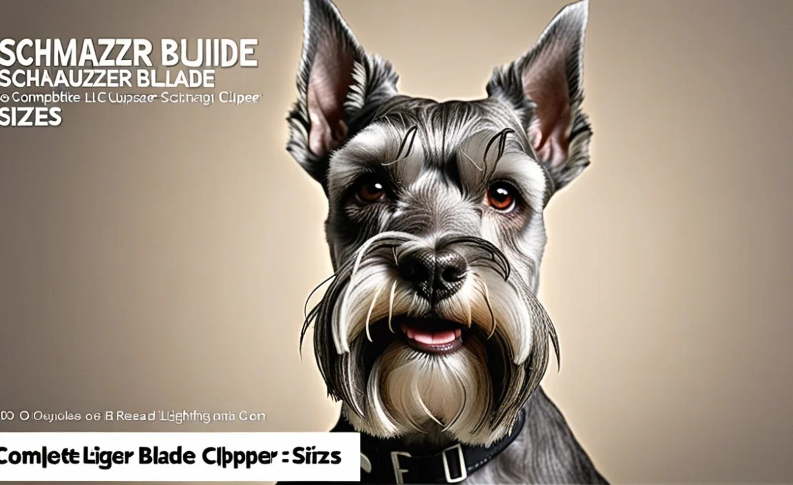 Complete Guide To Schnauzer Clipper Blade Sizes