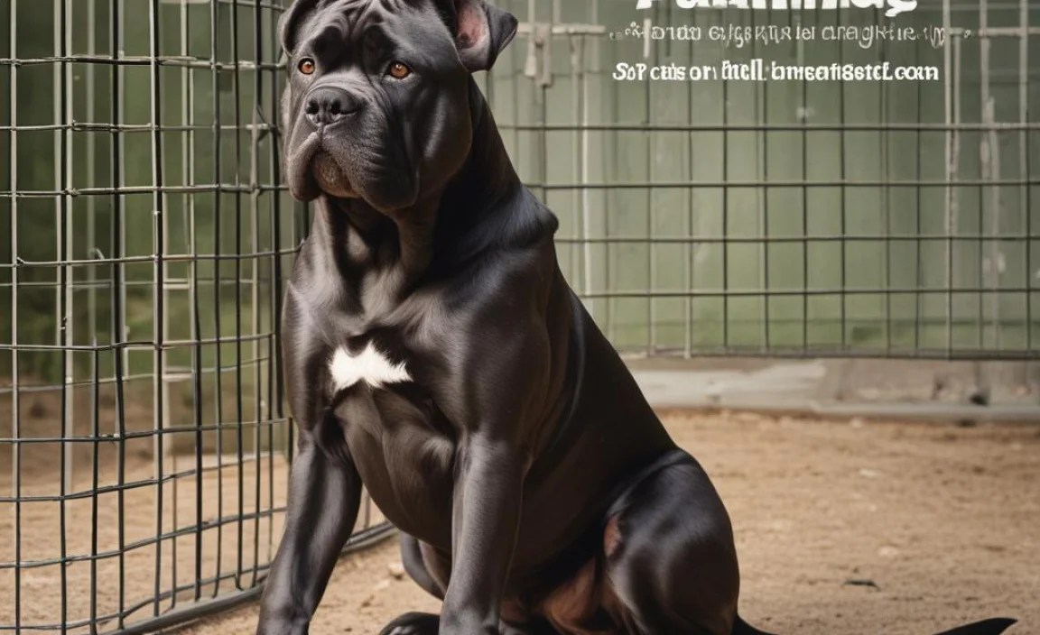 Crate Training Techniques for Cane Corso