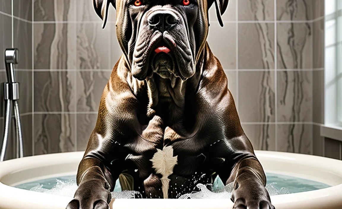 Effective Bathing Techniques for Cane Corsos