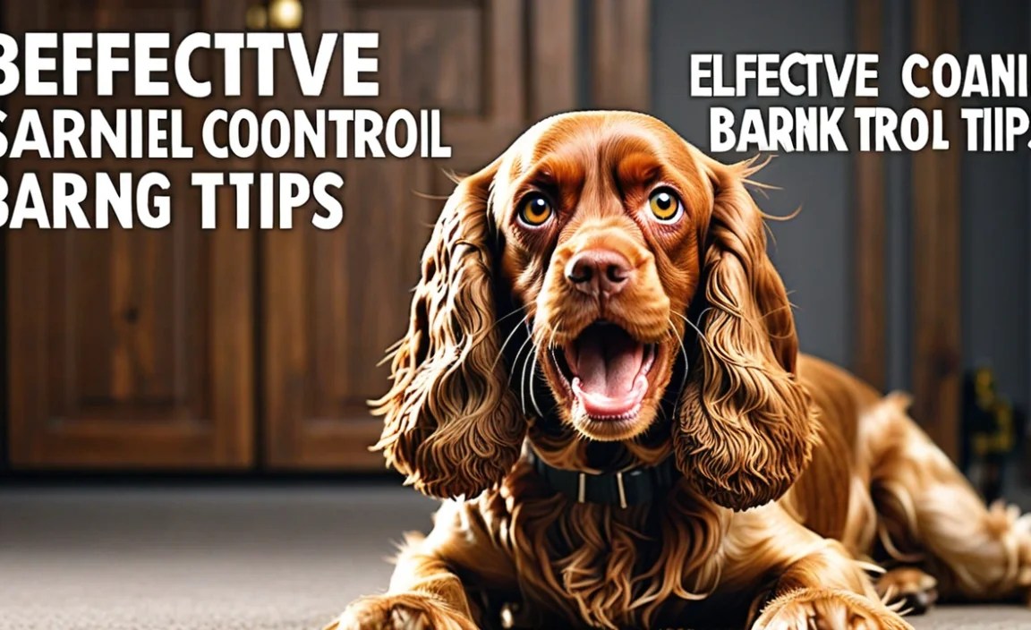 Effective Cocker Spaniel Barking Control Tips & Techniques