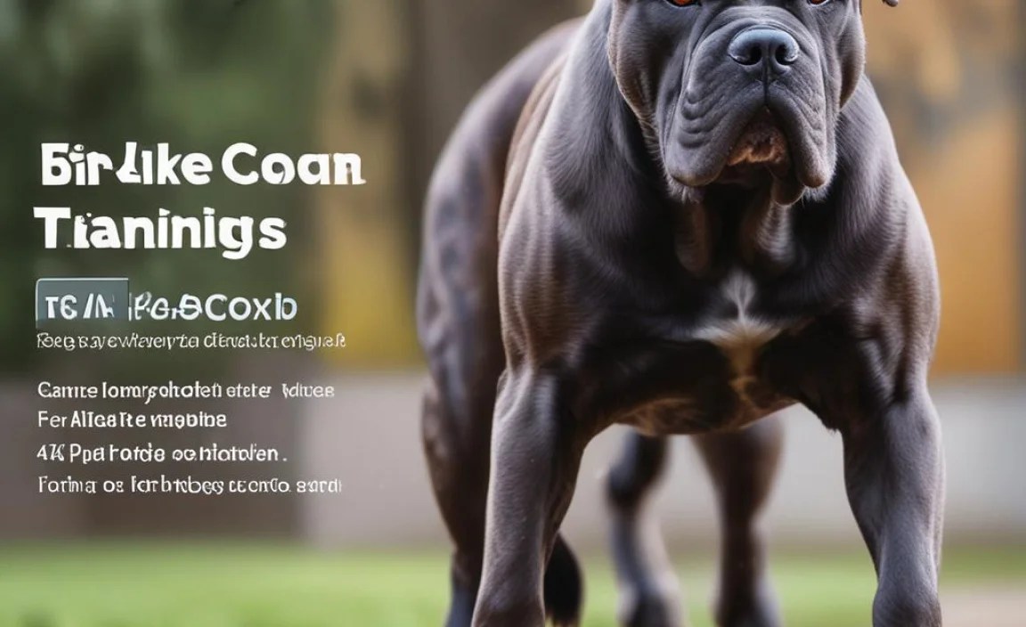 Effective Training Techniques for Cane Corsos