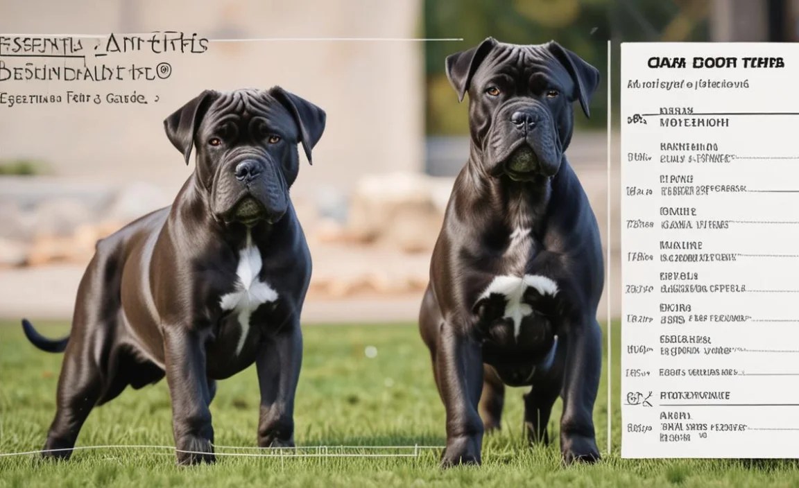 Essential Cane Corso Beginner Tips & Growth Chart Guide