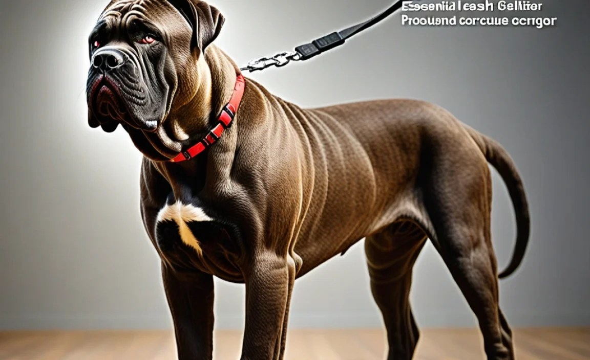 Essential Cane Corso Care Tips: Master Leash Behavior