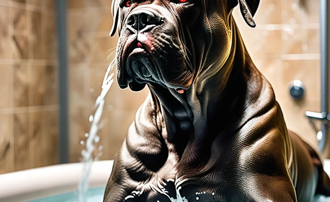 Essential Tools for Bathing Your Cane Corso