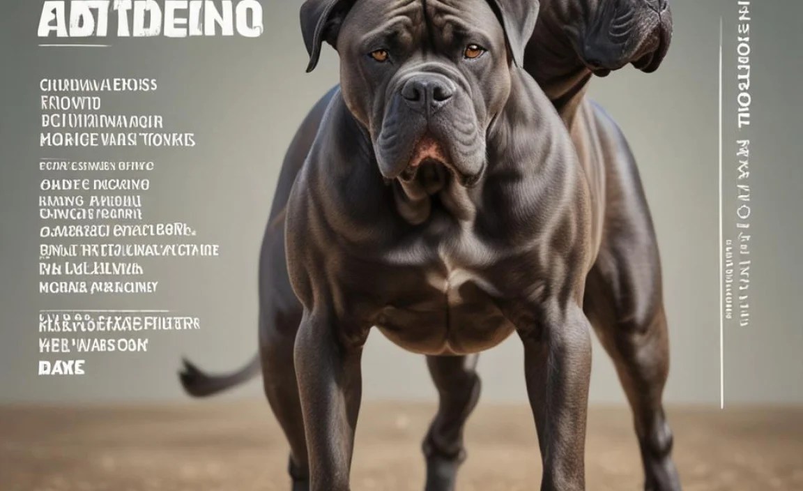 Exercise Requirements for Cane Corso
