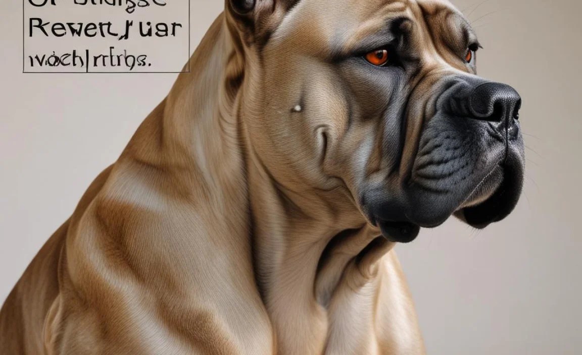 Exercise Requirements for Cane Corso