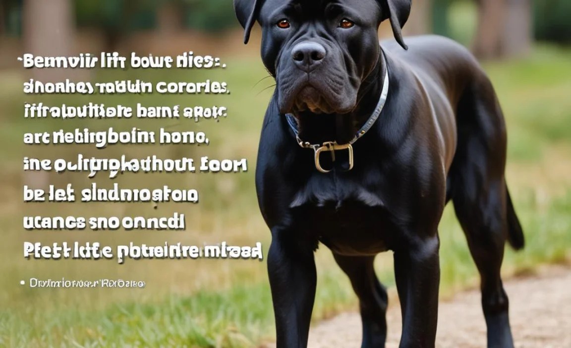 Exploring Cane Corso Bite Force: Safe With Kids?