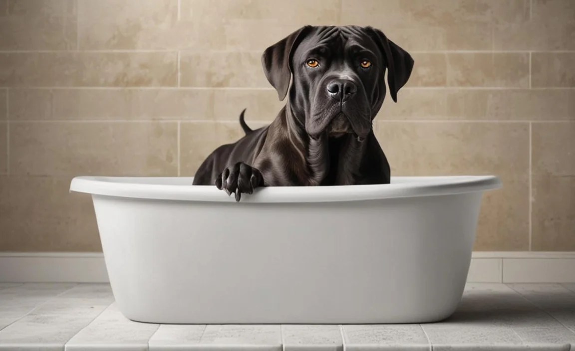 Gathering Your Cane Corso Bathing Essentials